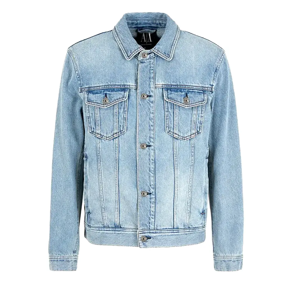 giacca-jeans-uomo-453ypc.webp Armani Exchange Giacca Jeans Uomo 8NZBP4 Z2P1Z 1500 Indigo Denim Abbigliamento Mediterraneo - immagine 1