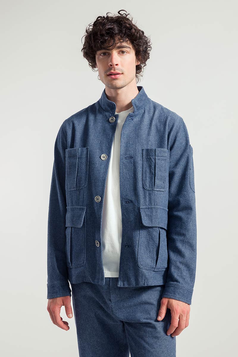 giacca-jeans-uomo-469fbl-1.jpg Giacca Uomo Jeans Rigenerato Enea - immagine 1