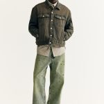 Giubbotto in denim Loose Fit Beige blu denim