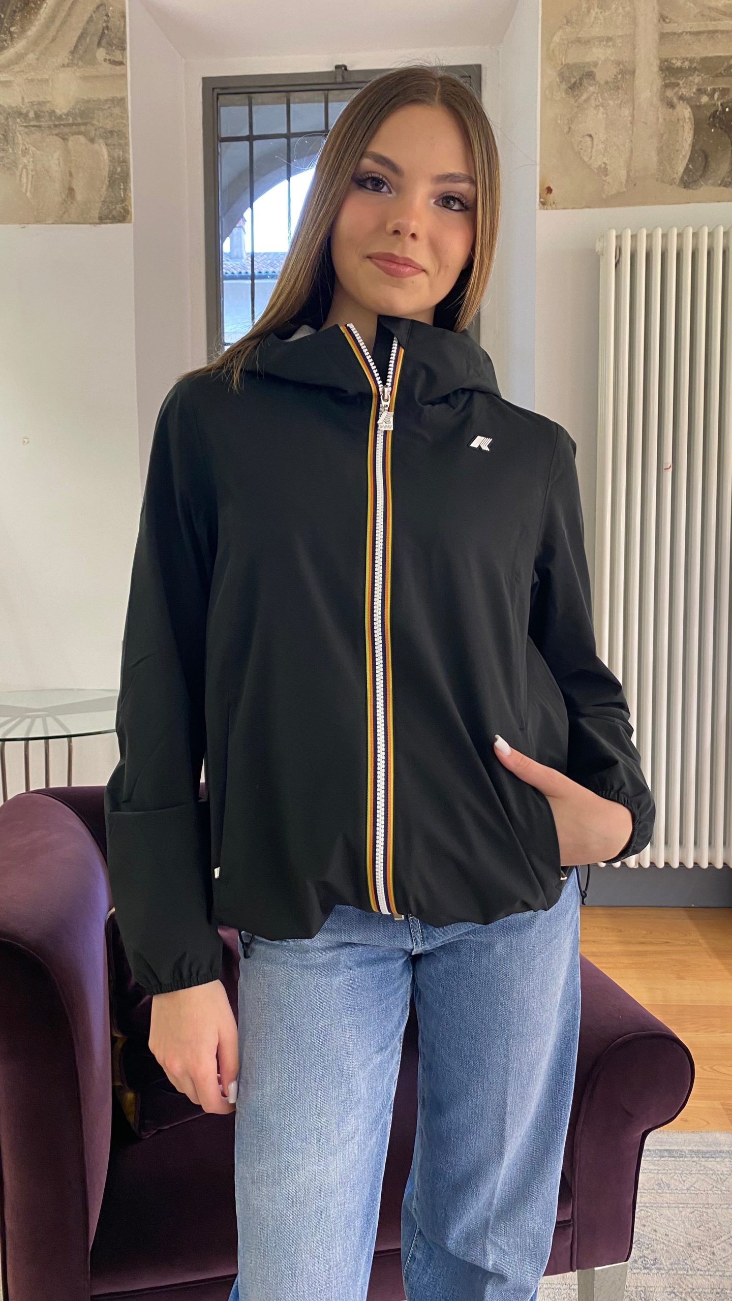giacca-k-way-463ngy-1.jpg K WAY GIUBBINO AD A – ilClan Donna - immagine 1