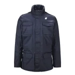 K Way Giacca corta uomo Manphy Stretch Nylon Jersey K2121QW K89 Blue Depth Abbigliamento Mediterraneo