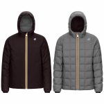 K WAY JACQUES THERMO PLUS DOUBLE 2 360 € UOMO KWAY K111BEW ABX BROWN GREY Smoked