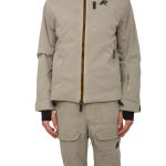 Giacca da sci Lamet K Way uomo in velluto beige a coste