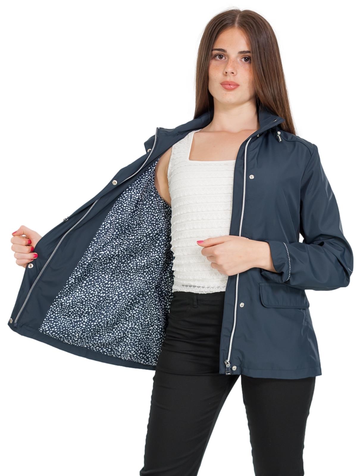 giacca-leggera-donna-862qez-1.jpg Giacca Donna Primavera Estiva Cappuccio Removibile Zip E Clip - immagine 1