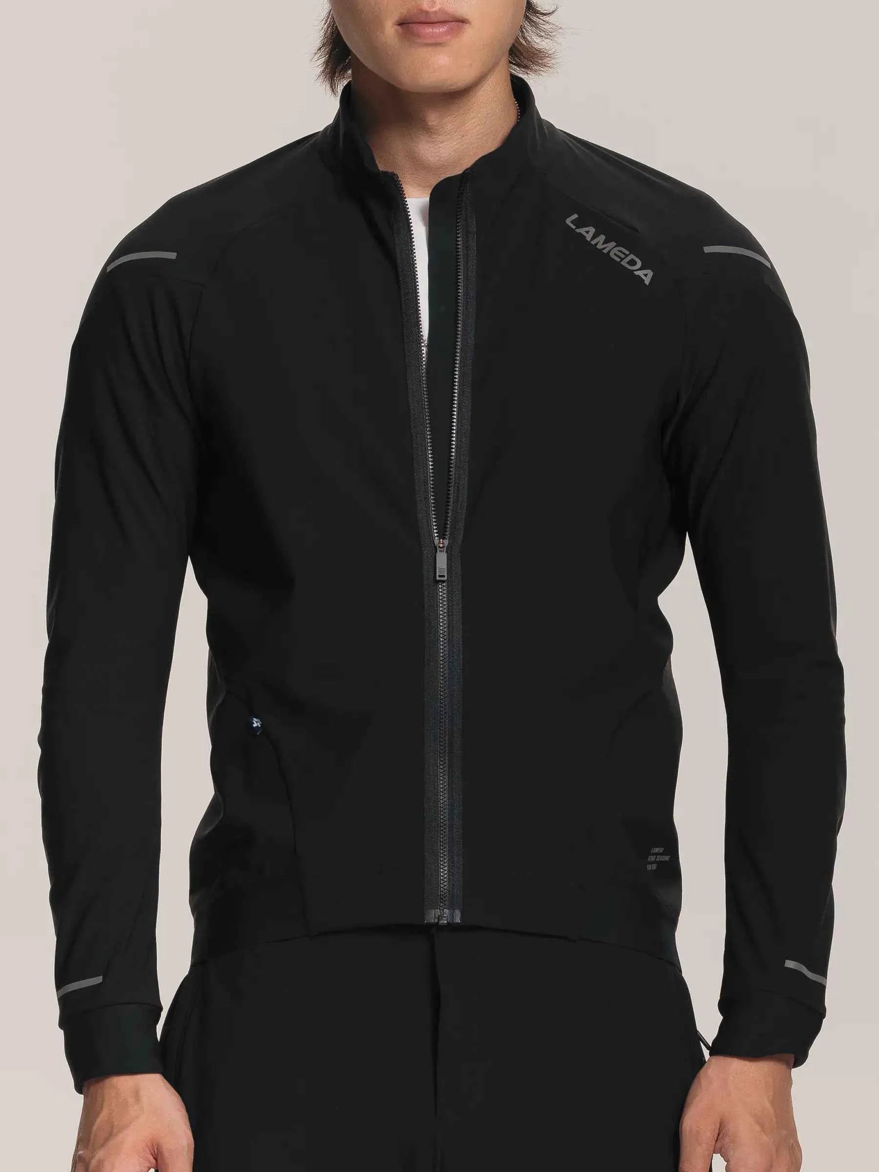 giacca-leggera-uomo-568dib-1.jpg Lameda Giacca da ciclismo leggera per uomo | Antivento e termica per ciclismo e pendolarismo - immagine 1