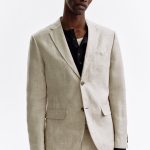 Giacca in lino Slim Fit Beige chiaro UOMO | H&M IT
