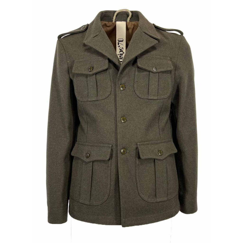 giacca-militare-uomo-359xfl-1.jpg EQUIPE 70 giacca uomo sfoderata militare EUL21 MILITARE MADE IN ITALY - immagine 1
