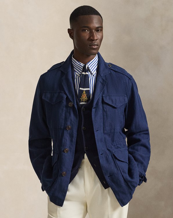 giacca-militare-uomo-619fcu-1.jpg Giacche e cappotti Giacche militari da uomo | Ralph Lauren® IT - immagine 1