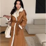Denny&Dora Giacca Donna in Vera Pelle Shearling di Montone Cappotto Lungo in Montone Marrone (as1, alpha, x l, regular, normal, Marrone, XL) : Amazon.it: Moda
