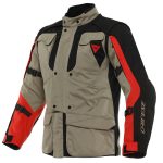 Giacca DAINESE ALLIGATOR NOCCIOLA/NERO/ROSSO LAVA
