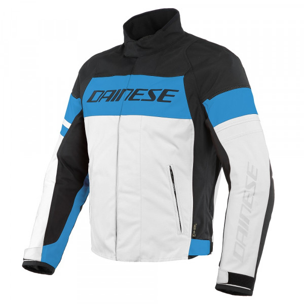 giacca-moto-dainese-563rmf-1.jpg DAINESE GIACCA IN TESSUTO SAETTA D DRY BIANCO BLU NERO - immagine 1