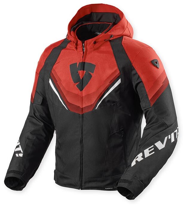giacca-moto-invernale-307oms-1.jpg Giacca invernale Revit Quantum 3 H2o Black Red jacket - immagine 1