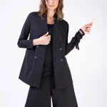 Blazer Giacca Nera Lunga Donna Blazer Oversize Outfit Giacca Nera Elegante Blazer Giacca Lana