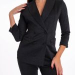 GIACCA GLITTER NERA DONNA IMPERIAL JQ46EGK Choose Fashion Store