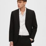 Selected Giacca classica da Uomo Liam Nera