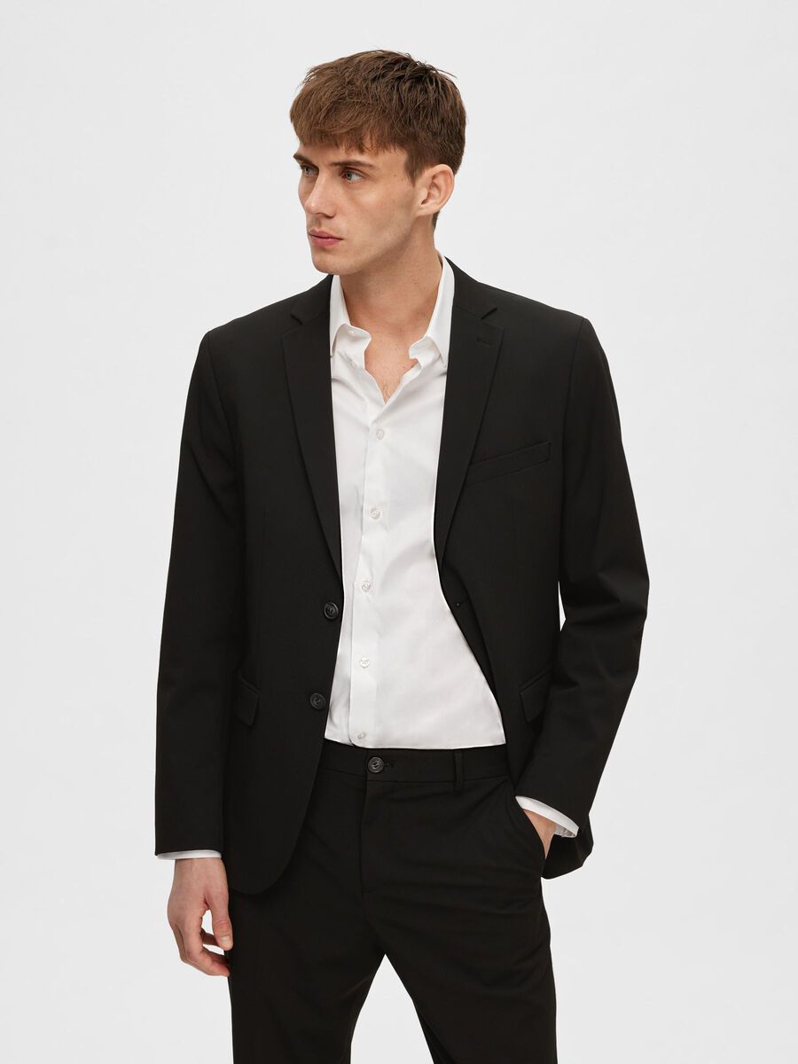 giacca-nera-uomo-428syi-1.jpg Selected Giacca classica da Uomo Liam Nera - immagine 1