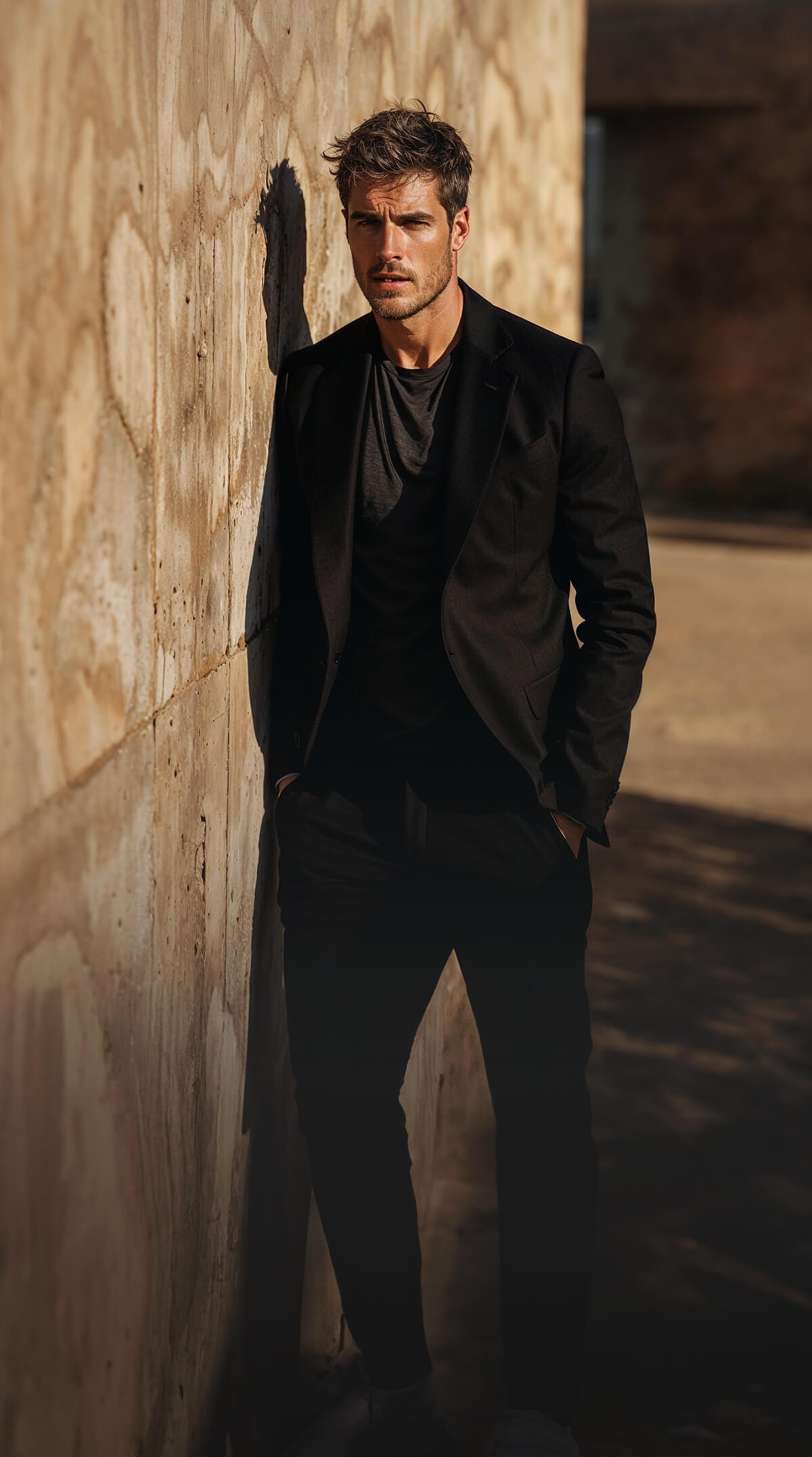 giacca-nera-uomo-430oih-1.jpg Giacche Nere Uomo su Misura | Giacca Nera Uomo - immagine 1