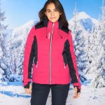 Globo E Commerce Calzature, Abbigliamento, Sport, Intimo, Accessori REUSCH Giacca da sci donna fuchsia e nera con cappuccio impermeabile traspirante e antivento