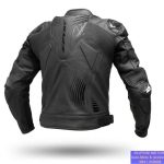 Silipigni Motors Giacca Moto in Pelle SPYKE ARAGON EVO Racing Ventilata Colore Nero