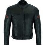 Giacca Moto in Pelle Vintage caffè Race, completa di Protezioni rimovibili, Certificata