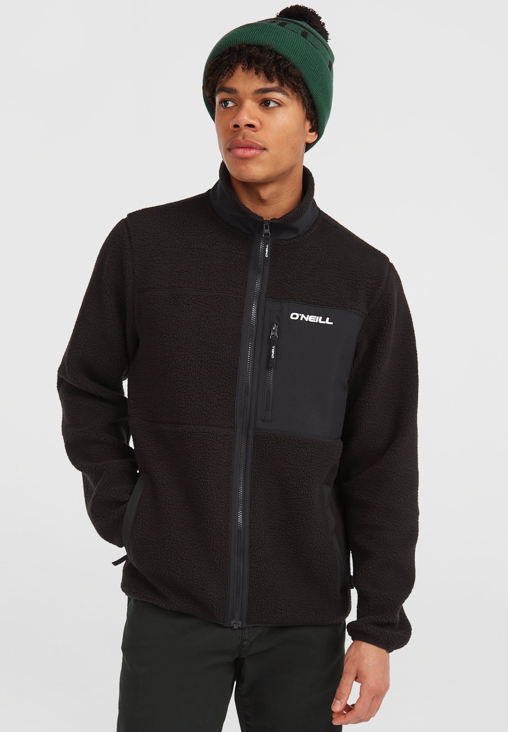 giacca-pile-uomo-022qgz-1.jpg O'Neill MUST HAVE HIGH PILE Giacca in pile black out/nero Zalando.it - immagine 1