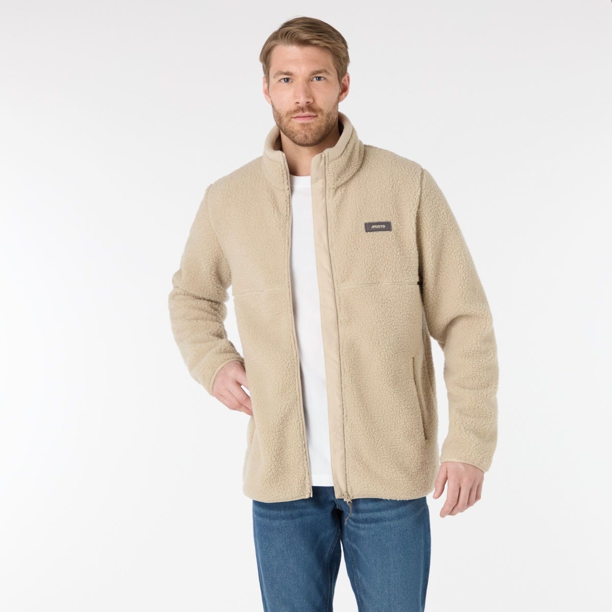 giacca-pile-uomo-471tqa-1.jpg Giacca In Pile A Pelo Lungo 430 G Cove Da Uomo | Lifestyle Musto | Musto - immagine 1