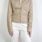 Giubbotto ecopelle beige | Yes Zee Reboot Store | Outlet online