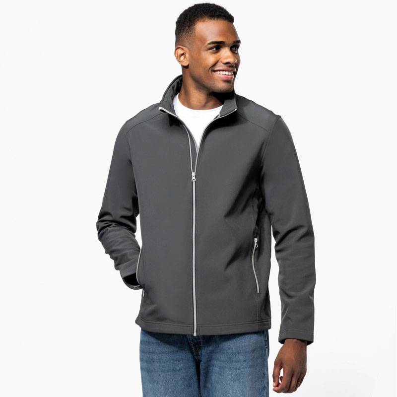 giacca-softshell-528wkp-1.jpg K424 | Giacca uomo softshell 2 strati - immagine 1