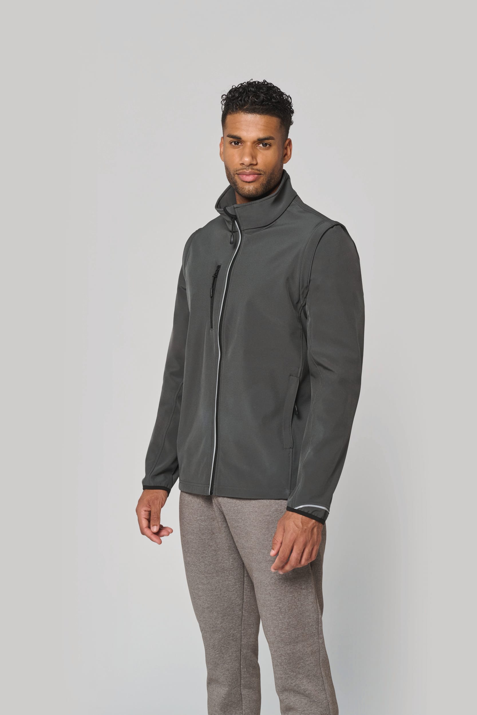 giacca-softshell-659vxi-1.jpg Giacca softshell maniche removibili PROACT® - immagine 1
