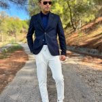 Outfit Giacca Classica Sportiva Uomo Giacca Sportiva Uomo In Tessuto Spinato Wool Blend Con Disegno A