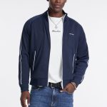 HEAD Club 25 Giacca Sportiva Uomo – Bianco, Microfibra Traspirante, Fodera In Rete, Cerniera SAB, Orli Elastici Cappotto Bianco Con Inserti Contrasto