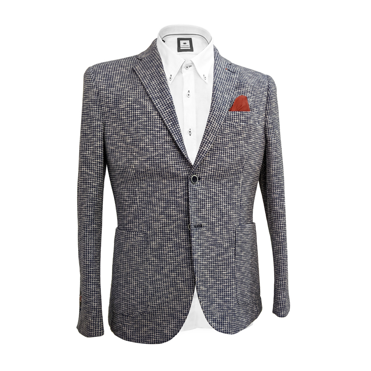 giacca-sportiva-uomo-641hsf-1.jpg Giacca uomo sportiva giovanile sfoderata FB Fashion art FF275 slim - immagine 1
