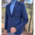Giacca Sportiva Uomo ThinkSTEM – Slim Fit Leggera In Cotone Poliestere, Blazer Moderno Per Tempo Libero