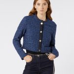 Giacca corta in tweed