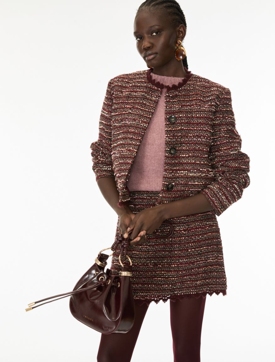 giacca-tweed-805jzi-1.jpg Giacca in tweed BORDEAUX - immagine 1