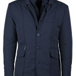 Giacca giubbino Uomo Tessuto Tecnico casual giubbotto Dresserd BLU