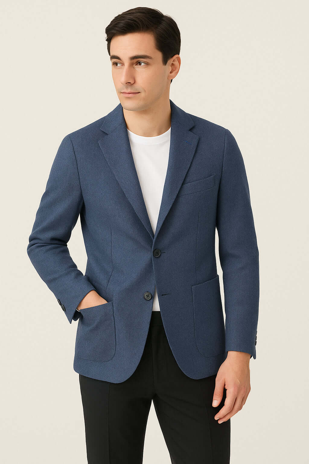 giacca-uomo-casual-988rnt-1.jpg Giacca Uomo Elegante Monopetto Giaaz - immagine 1