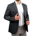 Giacca Uomo Made in Italy Invernale Blazer Elegante Grigio Slim Fit Sartoriale I | eBay