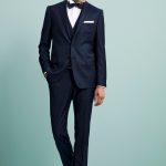 Giacca elegante drop 4 BLU 48