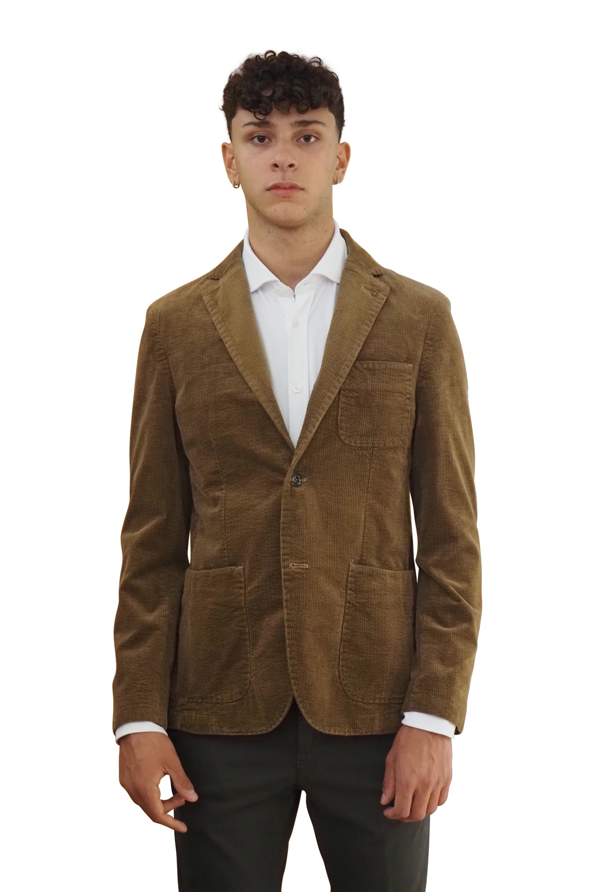 giacca-velluto-uomo-196ynh-1.jpg Giacca uomo velluto marrone - immagine 1