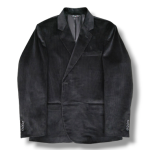 Giacca uomo in velluto a coste sartoriale taglie forti art. Canada nero