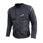 Giubbotto Bi Esse da moto in cordura, tessuto impermeabile, fodera termica rimovibile
