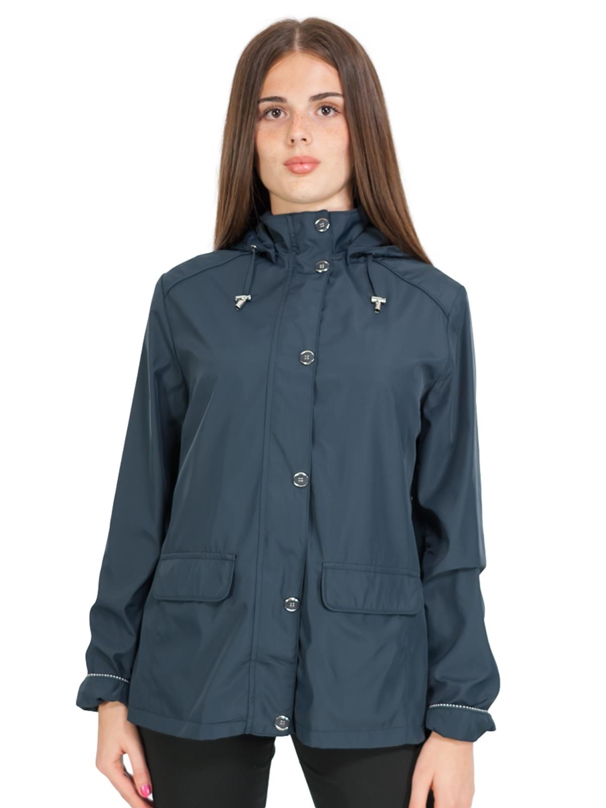 giacche-primaverili-121rtx-1.jpg Giacca Donna Primavera Estiva Cappuccio Removibile Zip E Clip - immagine 1