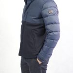 Piumino blu inserti in lana | Colmar Reboot Store | Outlet online