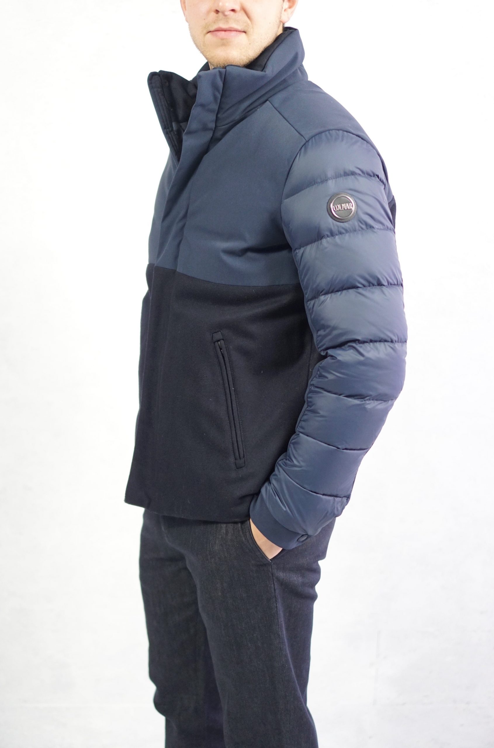 giubbotti-colmar-uomo-590sxe-1.jpg Piumino blu inserti in lana | Colmar Reboot Store | Outlet online - immagine 1