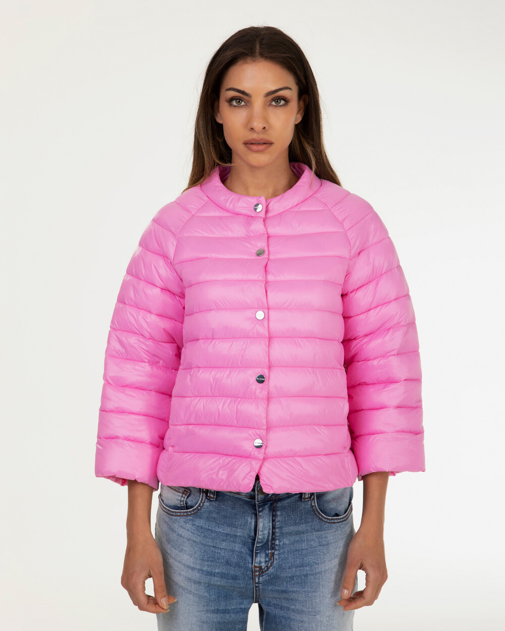 giubbotto-100-grammi-donna-341fpj-1.jpg Piumino manica 3/4 ultralight - immagine 1