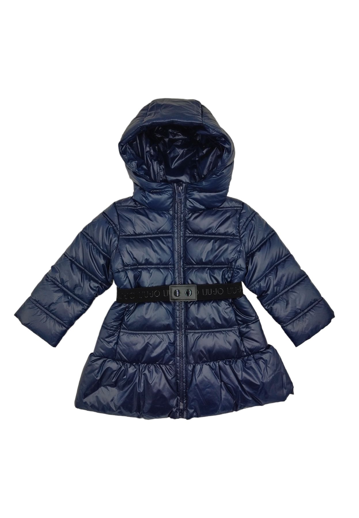 giubbotto-bambina-983owt-1.jpg Liu jo Bambina Giubbino Per Bambina Blu Con Cappuccio. - immagine 1