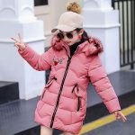 LSERVER Giacca Bambina Invernale con Pelliccia Collo Cappuccio Antivento Caldo Piumino Alla Moda Ricamata Giubbotto Bambini Lunghi Spessi Capispalla per Età 5 14 Anni, Rosso B, 140 : Amazon.it: Moda