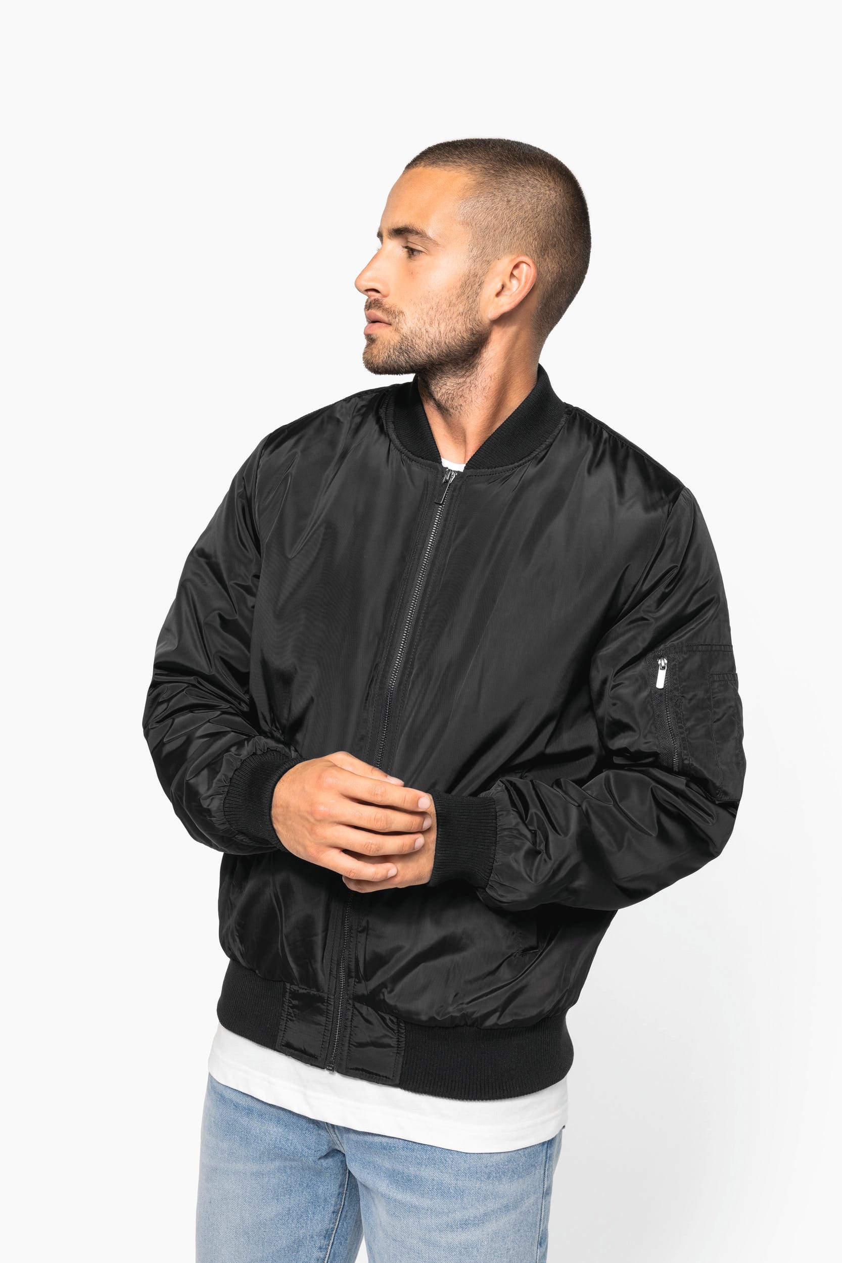 giubbotto-bomber-uomo-555tvd-1.jpg Giacca Bomber uomo Kariban - immagine 1