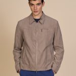 Bomber Uomo effetto scamosciato con zip | Blooker